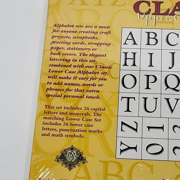 Classic PSX Rubber Stamps Alphabet Upper Case No Ink Pad Boxed‎ SK802 36 Stamps - Picture 6 of 13
